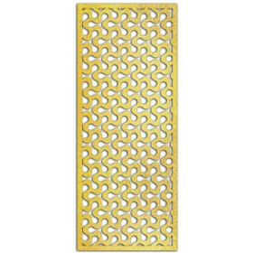 Resim Liar Dekor Liar Ahşap Seperatör (Paravan) - KSP-12 - (18 mm) - (100 cm x 210 cm) - (Gold) 