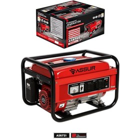 Resim Assur ASR721 Portatif Benzinli Jeneratör Kırmızı 