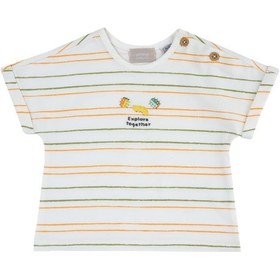 Resim Chicco T-shirt K.kol 09007971000000 000063 Natural Strıped Çok Renkli 