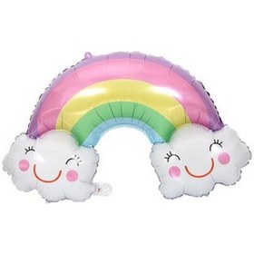 Resim Folyo balon gökkuşağı ve bulut modeli 28ınc pk:1 