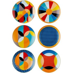 Resim The Mia Shapes Pasta Tabağı 6 Kişilik 