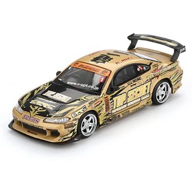 Resim NW NessiWorld Mini GT 1/64 Nissan Silvia (S15) Top Secret D1GP - Blister Paket 