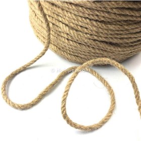 Resim EBA Jüt Halat Dekor Ipi 8 Mm 20 Metre Ip Halat Ip Hasır Ip Jüt Kendir Ip 