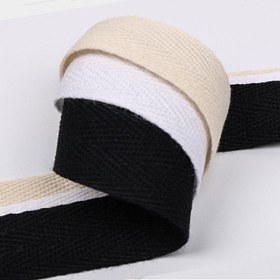 Resim 1cm 2cm 3cm ve 4cm Pamuk Balıksırtı Şerit (5, 10 ve 25 metre toplar halinde) - 10 Metre 1cm / Siyah 