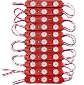 Resim 1.5 Watt Modül Led 2835 Mercekli 12 Volt 20 Adet Kırmızı 