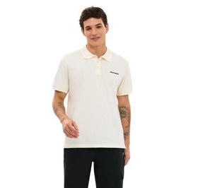 Resim Skechers M Short Sleeve Polo Erkek T-Shirt Beyaz 