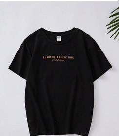 Resim Flood Of Style Kids Erkek Çocuk Siyah Summer Baskılı Tişört 