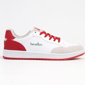 Resim Benetton ® | BN-30871 - Beyaz Kırmızı - Erkek Spor Ayakkabı 