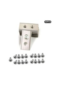 Resim Worx Landroid Robotik Çim Biçme Makinesi İçin 36 Adet Paslanmaz Çelik Yedek Bıçaklar, 36x18x0.9mm Gümüş 