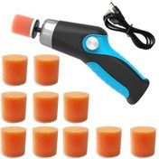 Resim Elektrikli Usb Şarj Edilebilir Araba Parlatıcı Kiti Mavi 