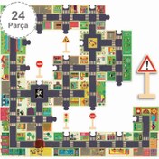 Resim Djeco Dev Puzzle 24 Parça - The City 