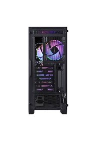 Resim Gamepower Savagis 550W 80+ Bronze ATX 4*ARGB Fan Temperli Cam Hub Siyah Gaming Kasa 