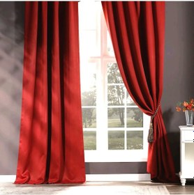 Resim Evdepo Home Blackout Karartma Fon Perde Kırmızı 