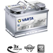 Resim Varta E39-A7 70 Ah Agm Start-Stop Akü / 318426281 