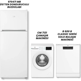 Resim Beko 970471 MB - CM 7121 ÇAMAŞIR MAKİNASI - B 600 B BULAŞIK 