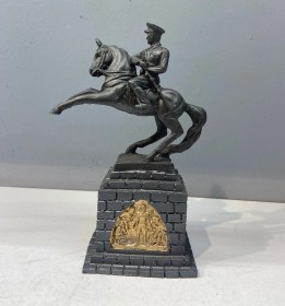 Resim Dekoratif Polyester Atatürk Onur Anıtı Heykeli Siyah 