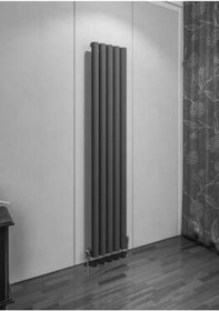 Resim Warma Birgi Dikey Alüminyum Radyatör 345x1800 Pütürlü Beyaz Ral 9016 