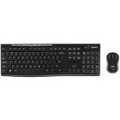 Resim Logitech MK270 Kablosuz İngilizce Q Klavye ve Mouse Seti 