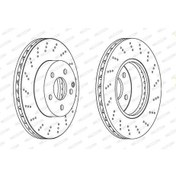 Resim Ferodo DDF1693C Fren Diski Ön Mercedes C Serie C180-C220-C250-C350 11- C200-C220-C230-C250-C280 Fren Diski 37915822 
