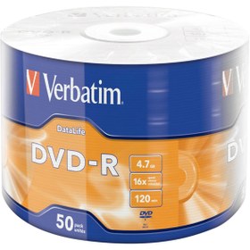 Resim VERBATIM 43791 DVD-R 50 Adet Spindle 16x4.7GB 