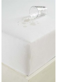 Resim Mycey Bebe Fitted Alez Sıvı Geçirmez 70 X 110 Cm Pamuk Yatak Koruyucu Alez Beyaz 