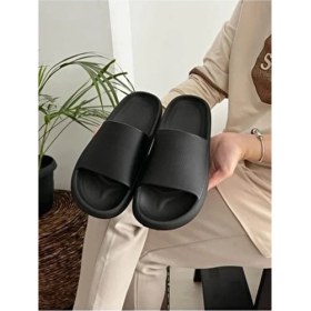 Resim Unisex Yezyy Slied Ortopedik Rahat Kaymaz Taban Plaj Deniz Havuz Bahçe Günlük Terlik 