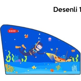 Resim Ally Araba Manyetik Yan Cam Güneşlik - Gölgelik AL-32371 