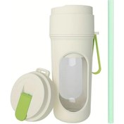 Resim Willowhaven Green Multifonksiyonel Portatif Meyve Sıkacağı Usb Şarjlı Ev Seyahat İçin 