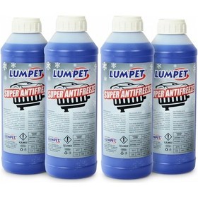 Resim Lumpet Süper Antifriz Mavi 1.5 Litre -56 Derece 4'lü Set - 4 Mevsim Ekstra Güç 