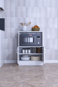 Resim rafineritasarım Rafineri Makro Dolap Çok Amaçlı Mikrodalga Fırın Dolabı 