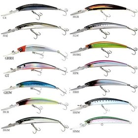 Resim Yozuri Crystal Minnow Deep Diver Floating Sahte Balığı 9 Cm 