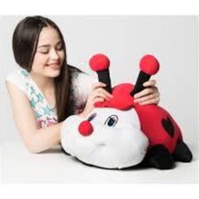 Resim Oyuncak Uğur Böceği Peluş 35 Cm Oyuncak Uyku Ve Oyun Arkadaşım Kırmızı 