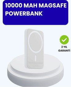 Resim Magsafe Manyetik Powerbank - Apple Uyumlu iPhone İçin Hızlı, Kablosuz Ve Güvenli Şarj Çok Renkli 