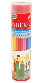 Resim Faber Castell Kuru Boya Metal Tüp Kalemtıraş Hediyeli 24 Renk 