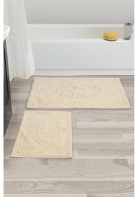 Resim Damaks Cotton Eco 2 Li Paspas Krem Pamuk 60 x 100 / 50 x 60 CM Krem 