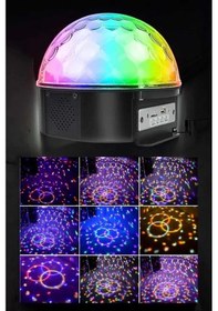 Resim Bfs Bluetooth Ve Uzaktan Kumandalı Çok Renkli Masaüstü Disko Topu Çok Renkli 