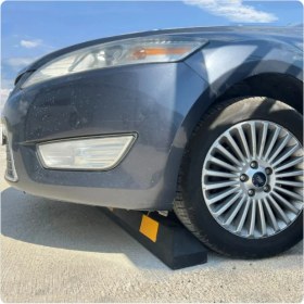 Resim Kauçuk Araç Stoperi, Otopark Stoperi 183x15x10 cm 