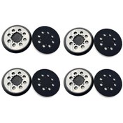 Resim Youtek Dwe6423 İçin 8 Delikli Metal Zımpara Pedi - 5 İnç, 4 Parça Set, Kolay Montaj Ve Yüksek Performans 