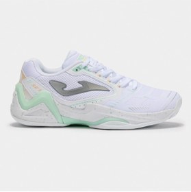 Resim Joma Set Kadın Beyaz Toprak & Sert Kort Tenis Ayakkabısı Tsels2502ac 
