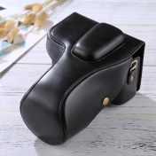 Resim Ykd Store Nikon D3200 / D3300 Için Tam Vücut Deri Kılıf Çanta Siyah (Yurt Dışından) 