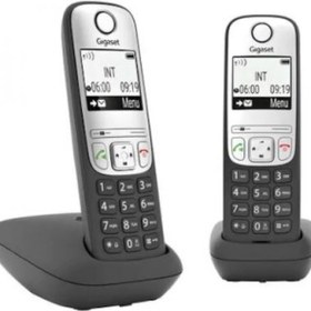 Resim Gıgaset A690duo Kablosuz Lcd Ekranlı Telefon Siyah İkili Set 