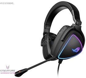 Resim Asus ROG Delta S RGB 7.1 Surround Siyah Gaming Kulaklık 