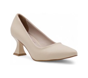 Resim Bilener 0801 Düz Kadın Stiletto Krem 