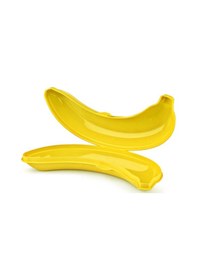 Resim Muz Şekilli Saklama Kabı 500 Ml Çok Renkli 