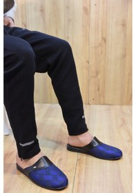 Resim Prego Saran Poli Hafif Taban Damat Erkek Ev Terliği Laci Laci 