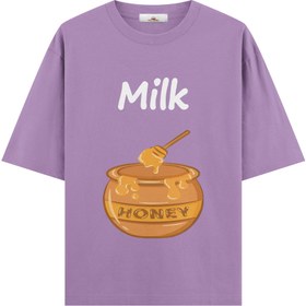 Resim Milk Honey - Hamile Oversize Tshirt - Siyah / M / Oversize 