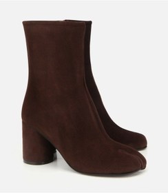 Resim Hotiç Kadın Süet Deri Kahverengi Burun Detaylı Topuklu Bot 01boh318380a480 01boh318380a480 Kahverengi 