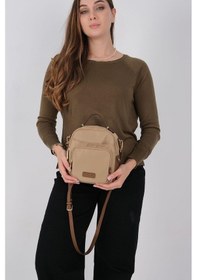 Resim Silver Polo Sp1220 Kadın Çapraz Çanta Saten Vizon-camel 