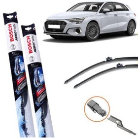 Resim Bosch Audi A3 Muz Silecek Takımı Ön Aerotwin 2013-2021 