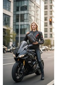 Resim kamptek kamp teknolojisi Sportif Motorcu Fonksiyonel Powerbank Destekli Şifreli Göğüs El Sırt Çantası Fonksiyonel 